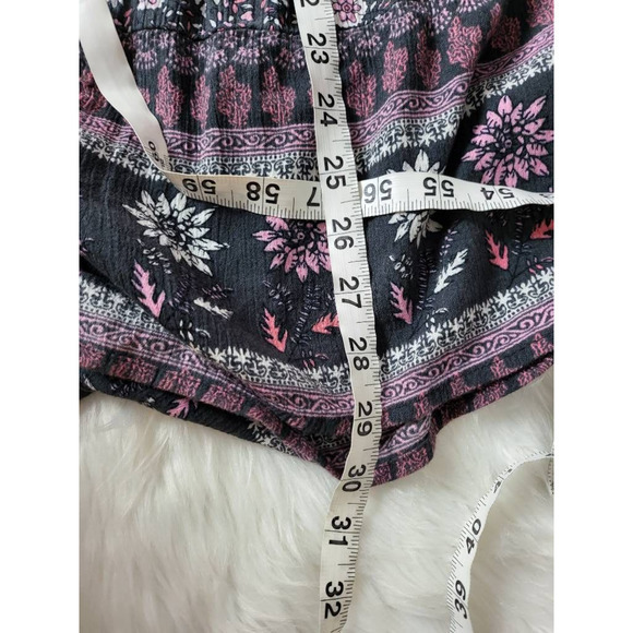 American Eagle Outfitters Womens Romper Playsuit Multicolor Floral Sleeveless M - Picture 4 of 6